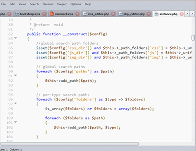 Coffeescript editor screenshot